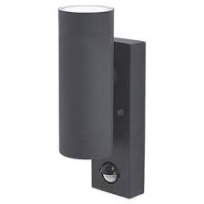 Buy door locks & bolts at screwfix.ie. Lap 5510807424 Up Down Pir Outdoor Wall Light Charcoal Grey 2 X 350lm 5 3w Outdoor Wall Lights Screwfix Com