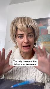 Don’t worry, she def takes your triple gold chrysanthemum shield plan. ,  #therapy #healthinsurance #therapist #dépression #comedysketch