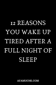 12 Reasons You Wake Up Tired After A Full Night Of Sleep In 2020 Waking Up Tired How To Relieve Stress Break Bad Habits