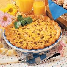 Beef And Cheddar Quiche Recipe Quiche Recipes Recipes Ground Beef