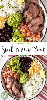 Steak Burrito Bowl Gluten Free Hot Pan Kitchen Recipe Bowl Recipes Easy Healthy Bowls Recipes Beef Bowl Recipe