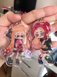 スプラトゥーン2 キーホルダー 光沢 両面 エージェント3 エージェント8 エージェント4 - Etsy 日本