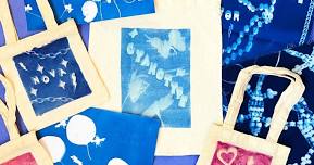 Printmaking Workshop: Sun Prints and Cyanotypes