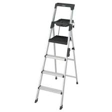 Cosco Signature Series 6 Ft Premium Aluminum Step Ladder 2061aabld The Home Depot Step Ladders Cosco Ladder