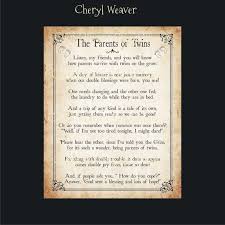 Twins Poems