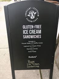 Use a sharp knife to cut it into ice cream sandwich bars. Yep That S A Gluten Free Ice Cream Sandwich That Is So Good You Wouldn T Know That Its Gluten Free Picture Of Innocent Ice Cream Vancouver Tripadvisor