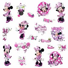 Disney Minnie Fashionista Wall Stickers 19 Wall Decals Classic Minnie Mouse Pink Girls Room Decor Walmart Com Walmart Com C $14.57 to c $27.84.