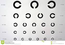 Eye Test Chart Vision Exam Optometrist Check Medical Eye