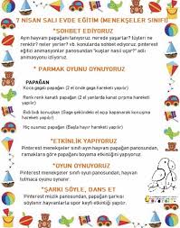 7 Nisan Sali Evde Egitim Menekseler Sinifi 2020 Evde Egitim Egitim 7 Nisan