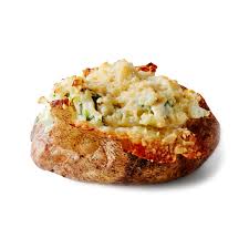 Baked Potatoes With Crab Jalapeno And Mint Recipe Recipe Recipes Potatoes Baked Potato