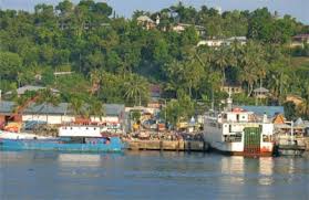 Nias island, telukdalam, sumatera utara, indonesia. Gunung Sitoli Harbour E Nias
