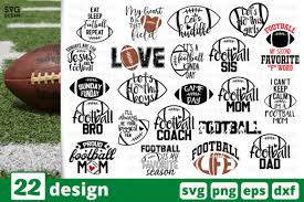 Free svg designs | download free svg files for your own. 22 Football Quotes Bundle Graphic By Svgocean Creative Fabrica