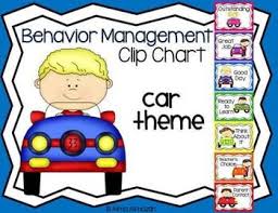 Behavior Management Clip Chart Car Theme