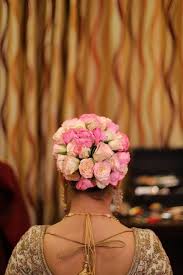 Weddings are considered to be the most special occasion, which comes once. Bridal Bun With Pink And White Roses For Wedding Wedmegood Indianwedding Wedding Bride F Bridal Hair Buns Indian Bride Hairstyle Indian Wedding Hairstyles
