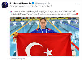 More images for merve tuncel » Bravo Merve Milli Yuzucu Merve Tuncel Den Dunya Rekoru Haberler Spor