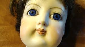 VINTAGE 1963 MARIANNE DE NUNEZ REPRODUCTION BISQUE DOLL HEAD JUMEAU