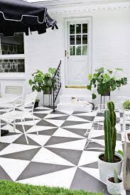 This is the main reason that it has an 'organic' look and feel and why, when used outdoors, and exposed to the elements, it reacts much like other natural substances. Painted Patio Tile Diy A Beautiful Mess