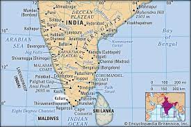 Searchable map and satellite view of kerala state. Kollam India Britannica