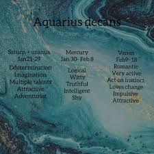 Aquarius Decan Aquariusdecan Zodiac Aquarius Life Aquarius Pisces Cusp Aquarius