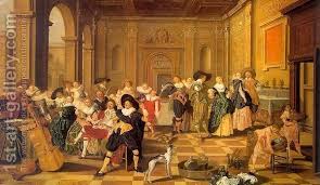 Banquet Scene In A Renaissance Hall 1628 Painting By Dirck Hals Reproduction 1st Art Gallery Renaissance Paintings Renaissance Oil Painting Reproductions