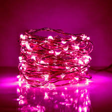 Add them anywhere around our home for an instant relatively hard to get hold of, you can purchase pink fairy lights with confidence from us, knowing. 33 Foot Plug In Led Fairy Lights 100 Pink Micro Led Lights On Copper Wire Hometown Evolution Inc