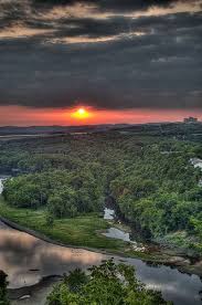Sun Set Over Lake Branson Vacation Branson Missouri Scenic