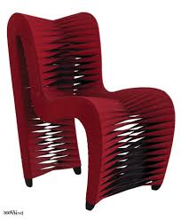 A Bright Green Version Of Of Thai Artist Nuttapong Charoenkitivarakorn S Futuristic Seat Belt Chair Made A Cameo In The Hunger Games Now It Has Come To Town In