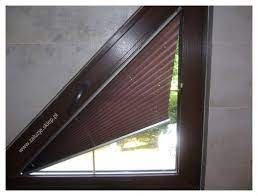 Windows come in lots of shapes and sizes. Triangular Window Treatments And Of Course The One I Most Wanted To Show You I Can T Fi Curtains With Blinds Triangle Window Curtains For Triangle Windows