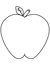 Dibujo Manzana Para Colorear