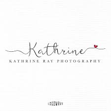 Signature Logo Calligraphy Logo Heart Logo Love Logo Etsy Handmade Logo Calligraphy Logo Love Logo