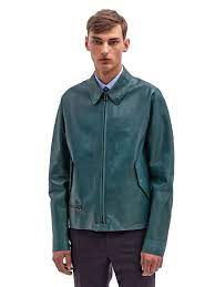 Lanvin Men S Leather Blouson Jacket Designer Clothes For Men Lanvin Men Designer Outfits Woman