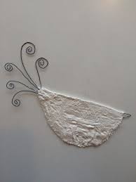Paradiesvogel Aus Draht Und Gips Basteln Mit Draht Basteln Mit Kindern Papierskulpturen