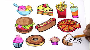 Colouring Fastfood Drawing Pages L Painting No To Junkfood L Learn Colors Videos For Brilliant Kids Youtube Junk foods such as hamburgers, pizza, fried chicken and chips usually contain loads of bad fats. colouring fastfood drawing pages l painting no to junkfood l learn colors videos for brilliant kids