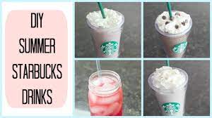 I tried making 5 homemade diy starbucks drinks, even secret menu drinks in all different flavours: Diy Summer Starbucks Drinks Youtube