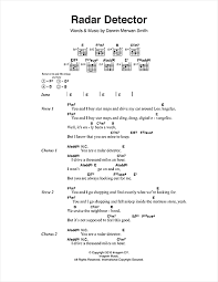 B e a i won't go on and on (riff 1)x2 (riff 2)x2 a c#m b* a but you are always looking out for me. Darwin Deez Radar Detector Sheet Music Pdf Notes Chords Pop Score Guitar Chords Lyrics Download Printable Sku 116762