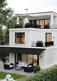 Black And White Modern House Bloxburg Look At The Levels House Designs Exterior Dream House Exterior House Exterior