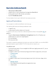A military id card or dependent id is a valuable card that can unlock a variety of valuable benefits, such as health care through tricare, education benefits, and access. How To Get A California State Id Department Of Motor Vehicles Identity Document