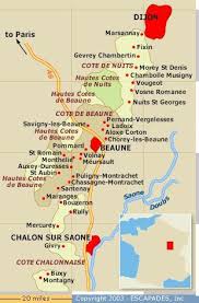 Burgundy Wine Map France Wine Map Burgundy Wine Map Wine Region Map