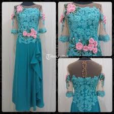 Jual batik pesta kalimantan sebagai wujud melestarikan kebudayaan indonesia, najma batik selaku tempat produksi batik solo ikut andil di kancah perbatikan nusantara. Long Dress Batik Solo Di Dress Pesta Brokat Bordir Ld058 Harga Murah Di Surakarta Tribunjualbeli Com