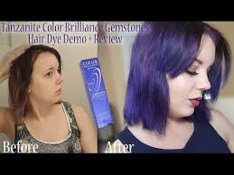 When using any hair dye, be sure to use the developer made by your dye manufacturer. Tanzanite Color Brilliance Ion Gemstones Hair Dye Demo Review Youtube