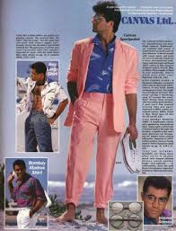 This vivid 80's blazer is hot pink/magenta with a stylized paisley. 76 Miami Chic Outfit Ideas Miami Vice Miami Miami Vice Party