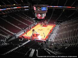 toyota center tx view from upper level 416 vivid seats