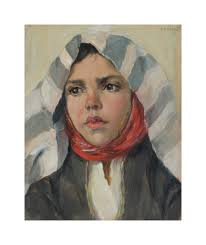 A Girl of Nabeul, 1921 by Caleb Arnold Slade