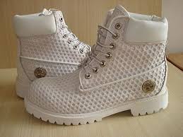 Black And White Timberlands Mens White Timberland Custom Boots Mens 114