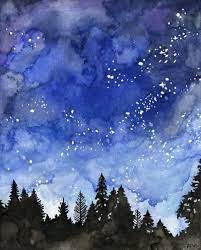 When it comes to easy watercolor painting ideas for beginners, the above options are the best. Easy Watercolor Painting Ideas For Beginners Watercolor Night Sky Watercolor Paintings Easy Night Sky Painting