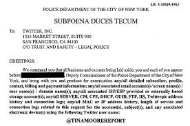 Internet session and destination info for up to 60 days; New York County Supreme Court Judge Quashes Subpoena For Hbo Documentary Outtakes U S Press Freedom Tracker