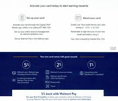 And is behind an array of popular rewards, travel and cash back credit cards. Capital One Walmart Rewards Credit Card Marketing Encourages Usage