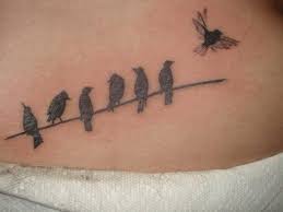 Tiny Birds On A Wire Tattoo Pin On Tattoos