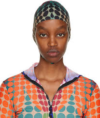 Jean Paul Gaultier: Multicolor Cyber Dot Hood