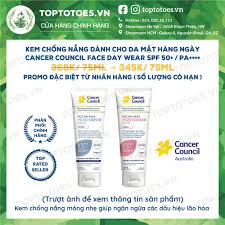 Cancer council face day wear moisturiser matte spf 50+ medium tint 75ml $ 13.39 $ 1.56 off rrp. Kem Chá»'ng Náº¯ng Cancer Council Invisible 150ml Sáº¯p Xáº¿p Theo Lien Quan Sáº£n Pháº©m Timki